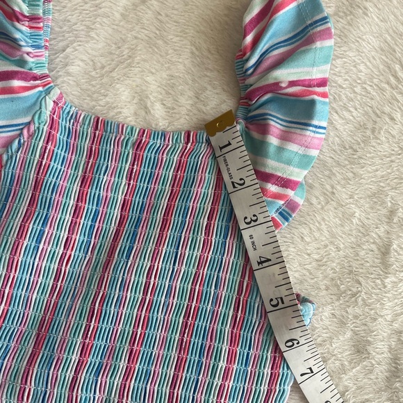 Colorful Striped Kids Dress - Picture 6 of 6